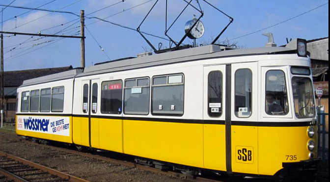 福井鉄道のドイツ製車両「レトラム」が運行再開してます