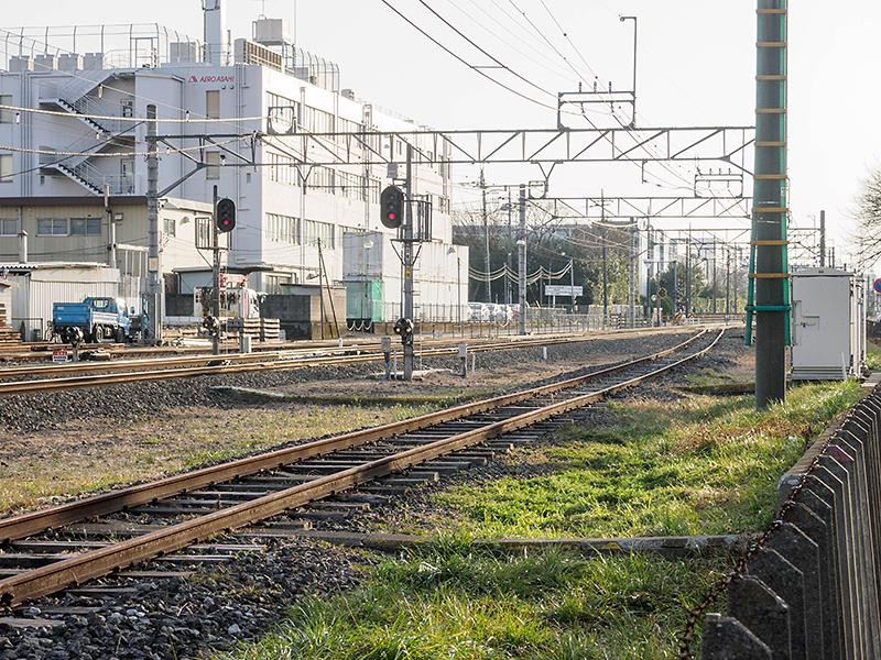 下り本線からの上りの信号機