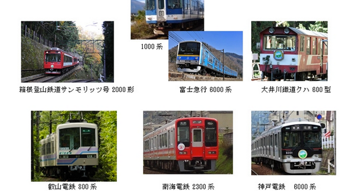 「全国登山鉄道‰(パーミル)会」各社で「‰会ヘッドマーク」掲出車両を運行