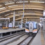 新潟駅在来線の期間限定幅狭プラットホーム