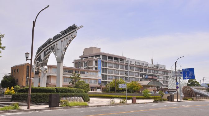 駅前などにある鉄道系展示品を訪ねる(12)   鳥取県・米子駅