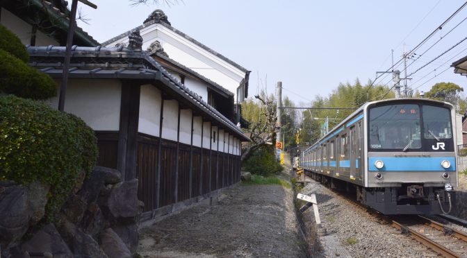 天井川の掘削トンネル探訪(1) JR奈良線・不動川隧道