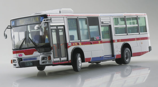16番鉄道模型お揃いスケール1/80プラモデルに「東急バス」