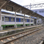 まもなく見納め?…「越前武生」の駅名標