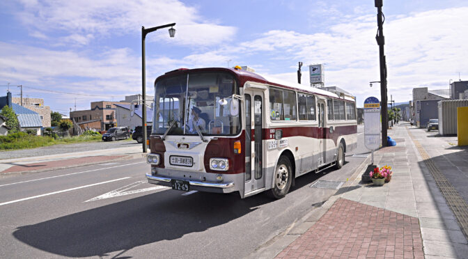 道北士別のモノコックバスが2022年の路線運行を開始