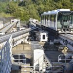 リニモの分岐器が動くシーンが見れる駅
