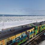 釧網本線オホーツク海沿岸区間を走る流氷物語号この冬も運転
