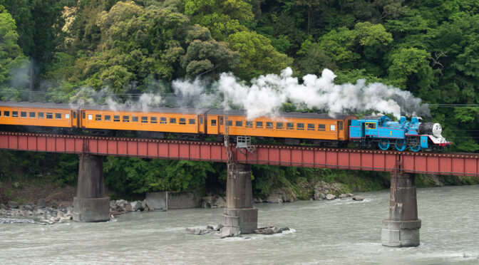トーマスが、2024年は6月8日から大井川にやってくるよ