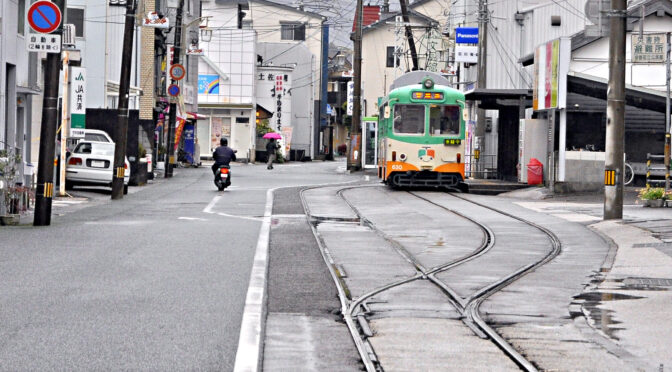 とさでんの単線路肩軌道を訪ねる…その1